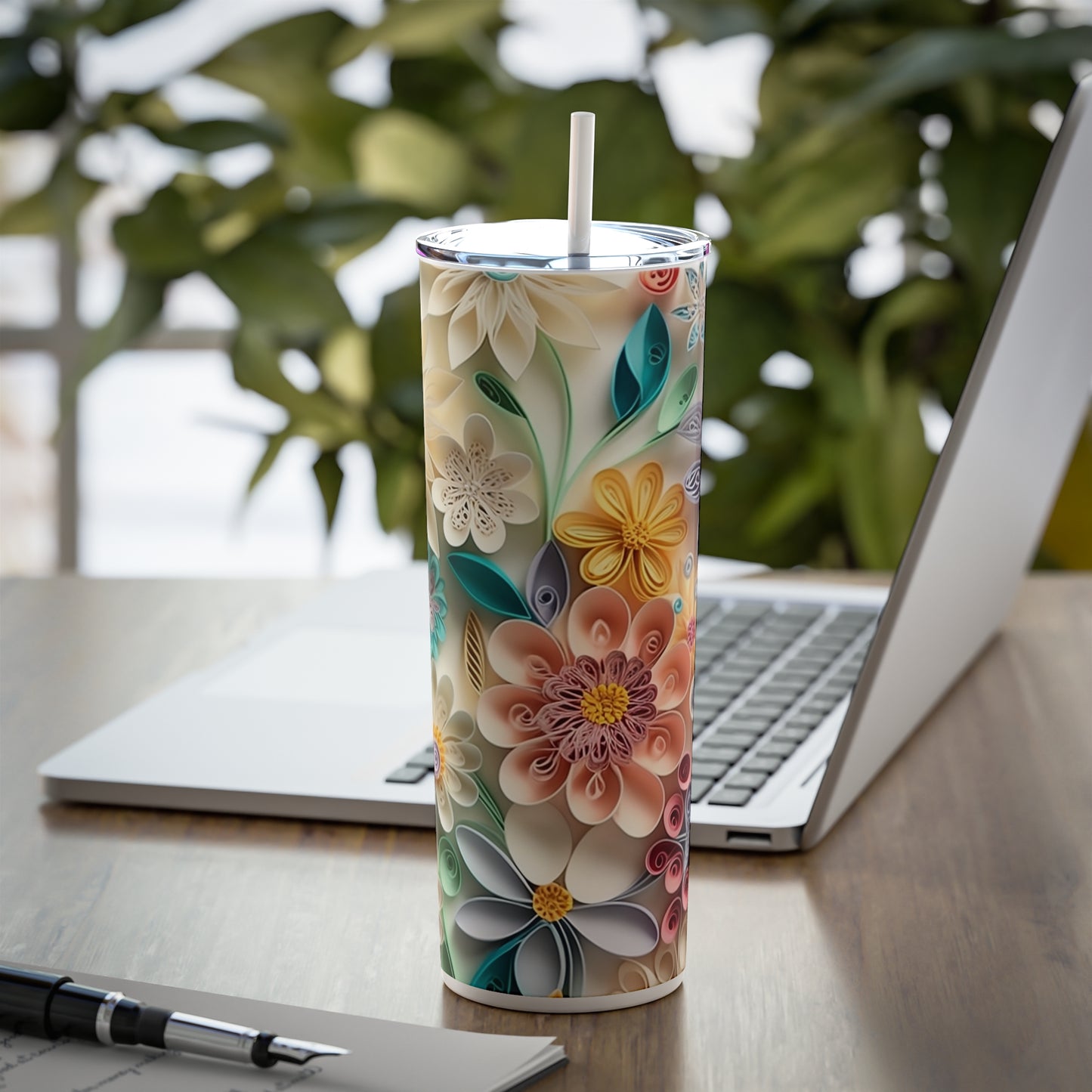 Mixed Flowers Tumbler
