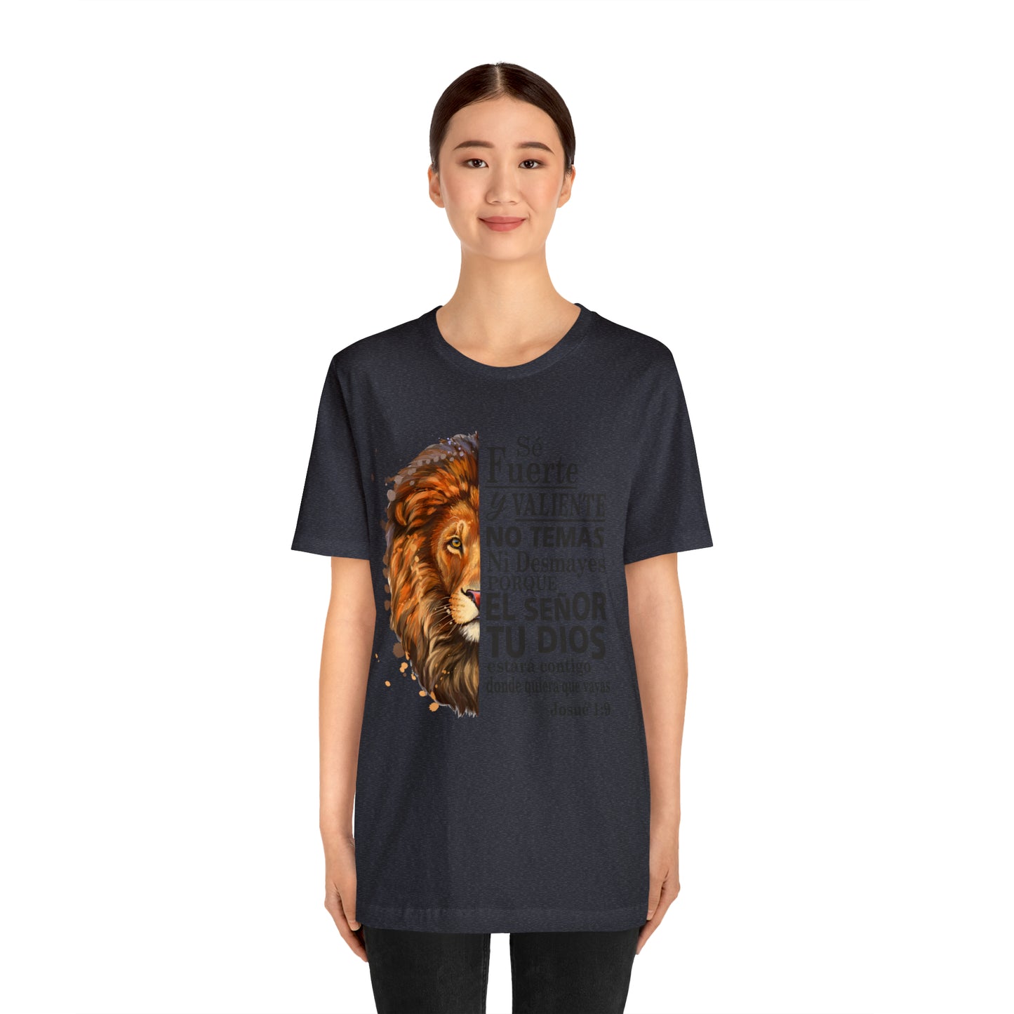 Se fuerte y Valiente Unisex Jersey Short Sleeve Tee