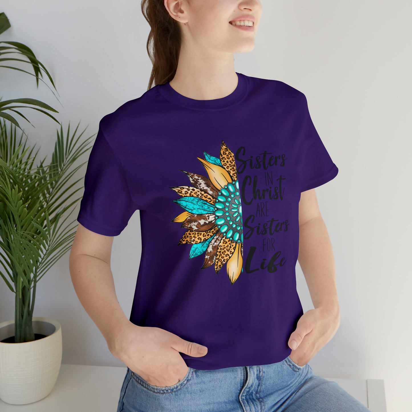 Sister in Christ Unisex Jersey Short Sleeve Tee