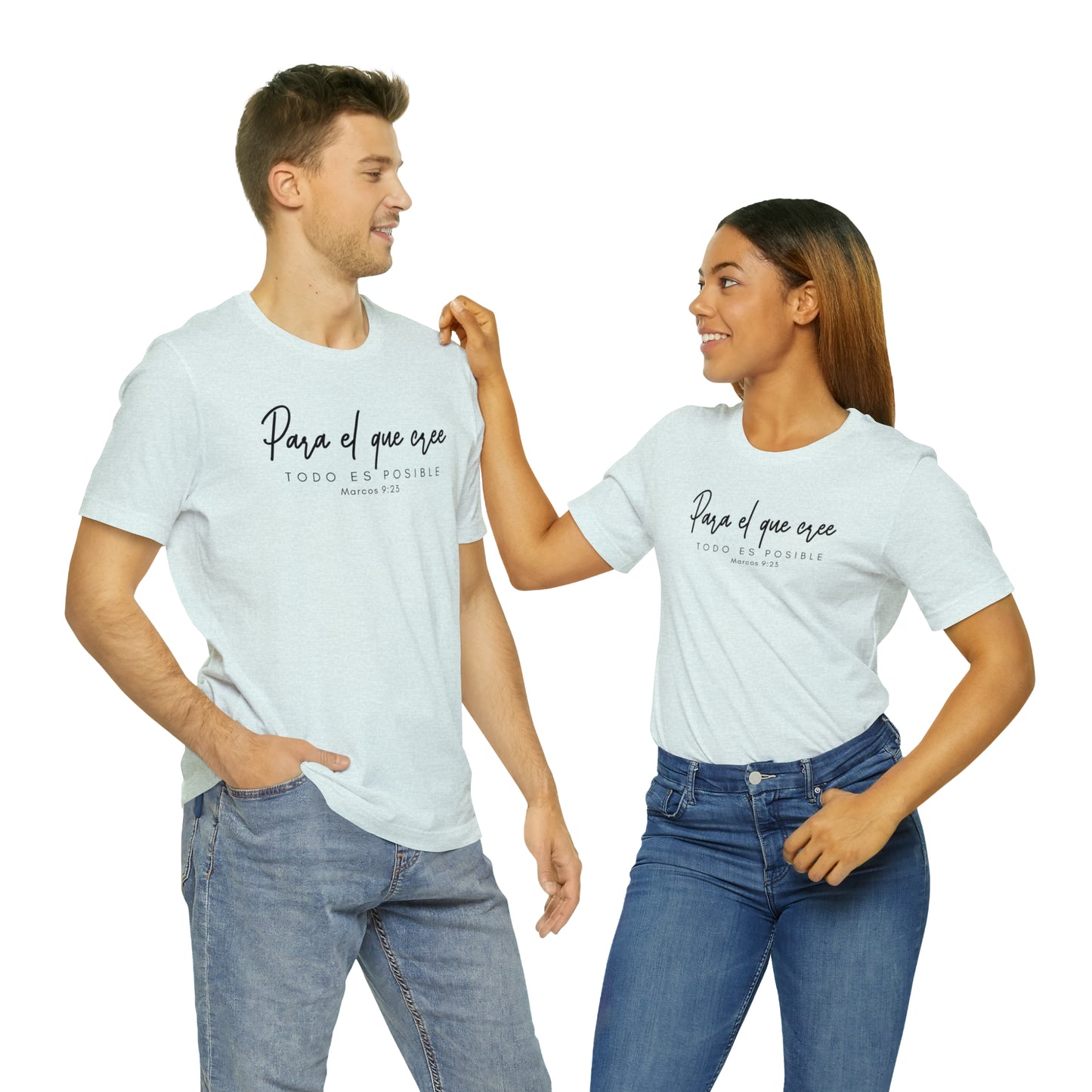 Para el que cree todo es posible Unisex Jersey Short Sleeve Tee