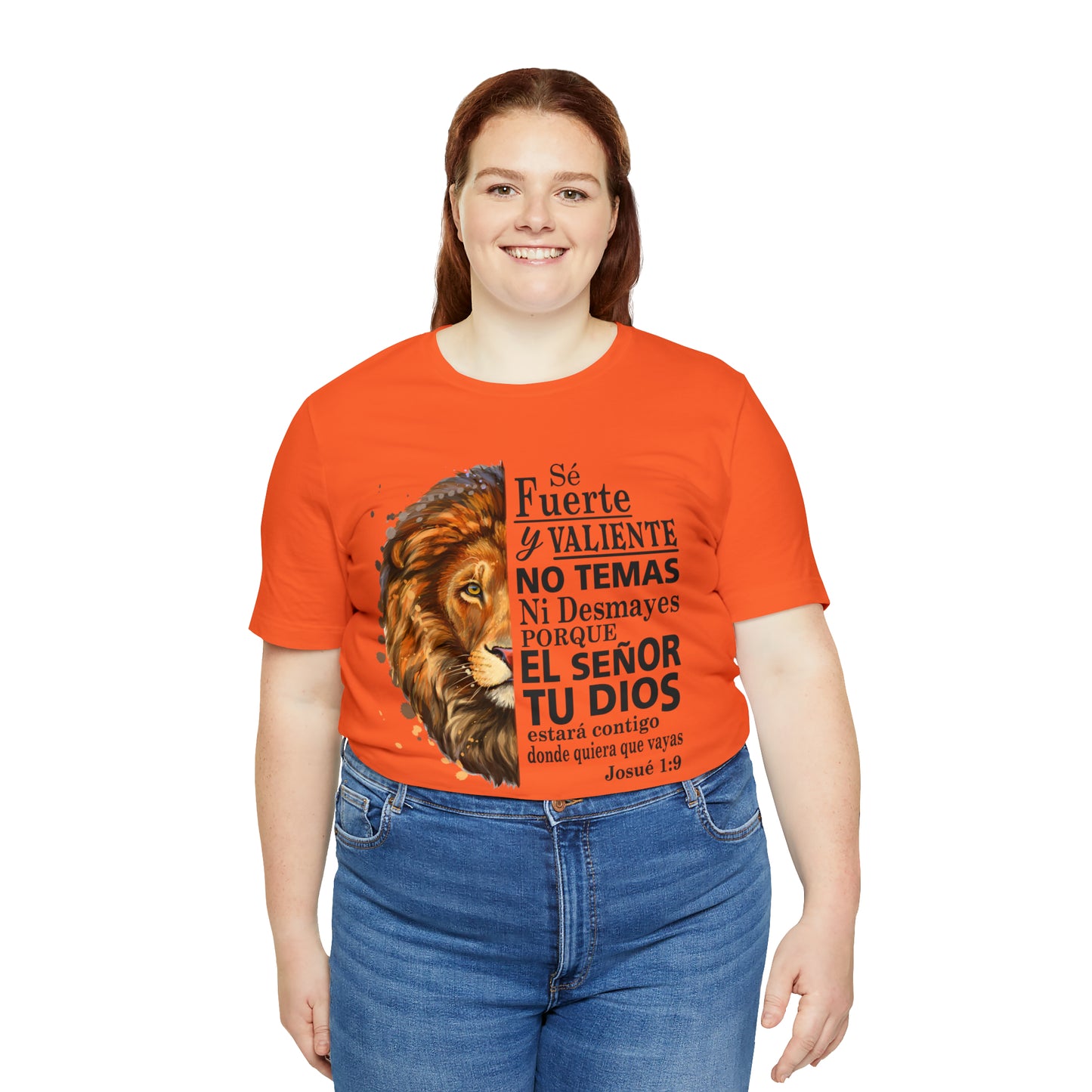 Se fuerte y Valiente Unisex Jersey Short Sleeve Tee