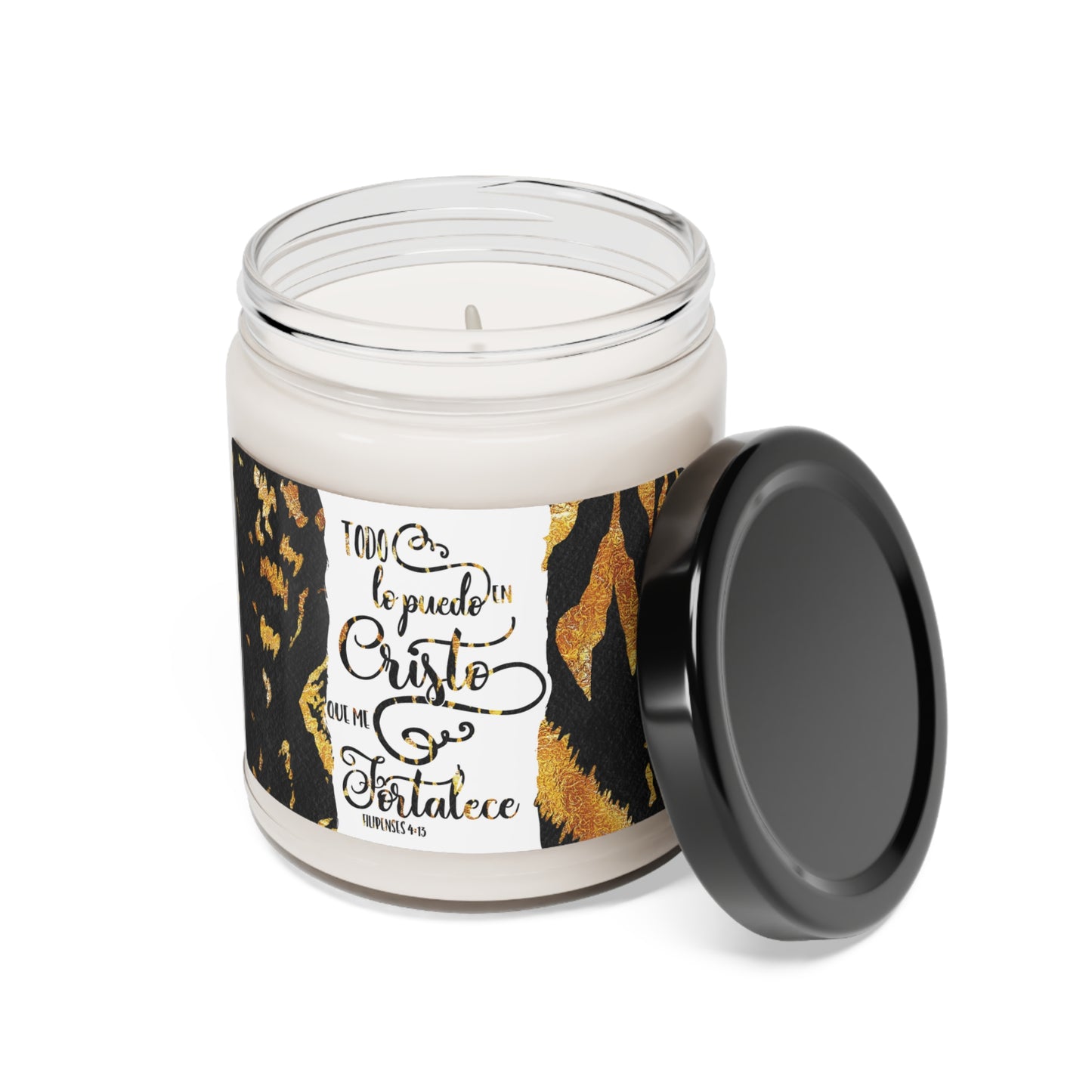 Todo lo puedo en Cristo Scented Soy Candle, 9oz