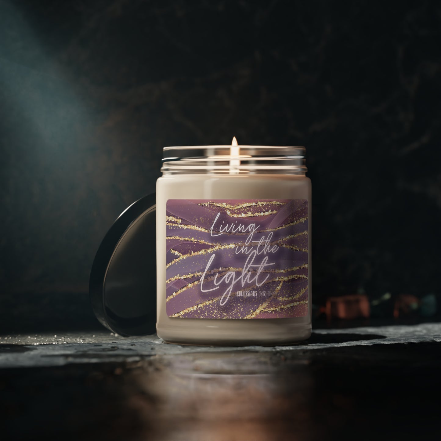 Living in the light Scented Soy Candle, 9oz