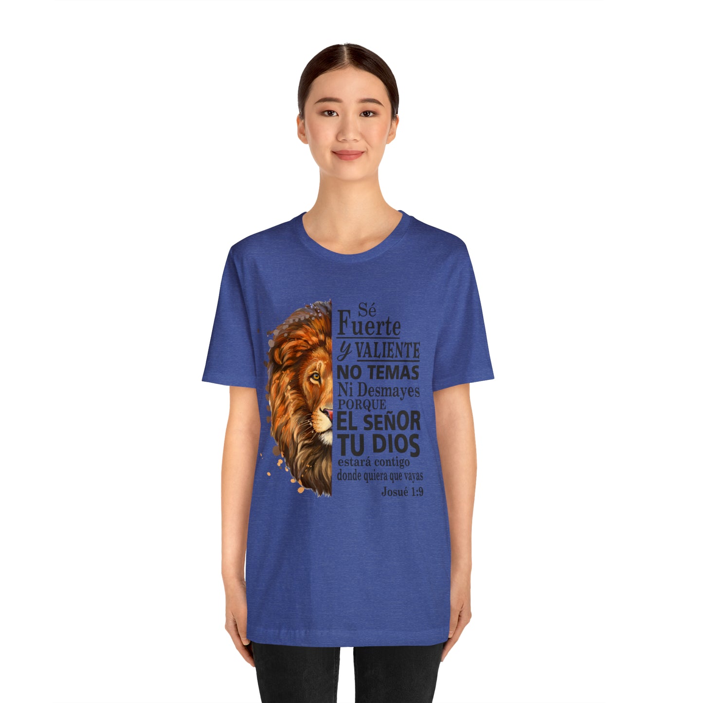 Se fuerte y Valiente Unisex Jersey Short Sleeve Tee