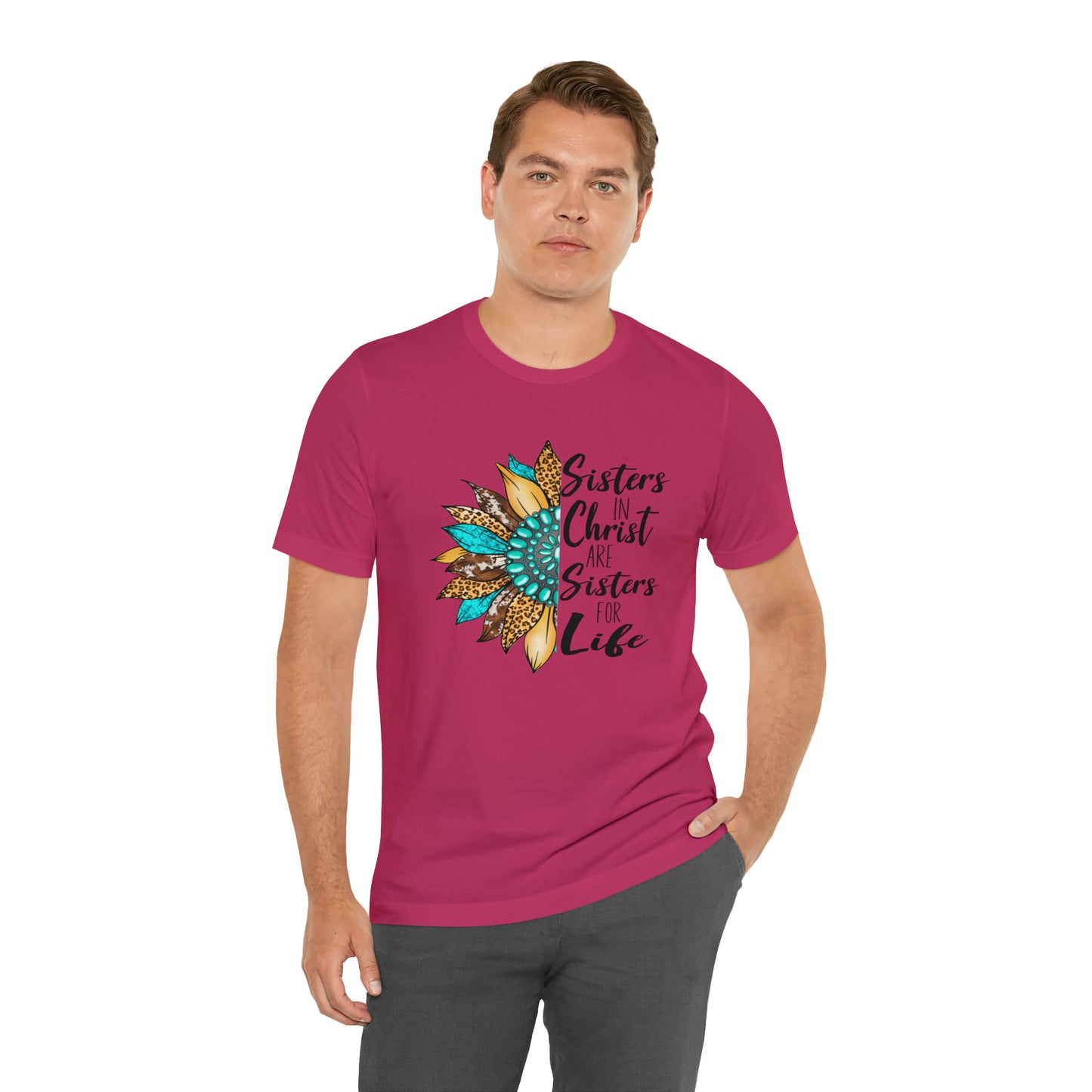 Sister in Christ Unisex Jersey Short Sleeve Tee