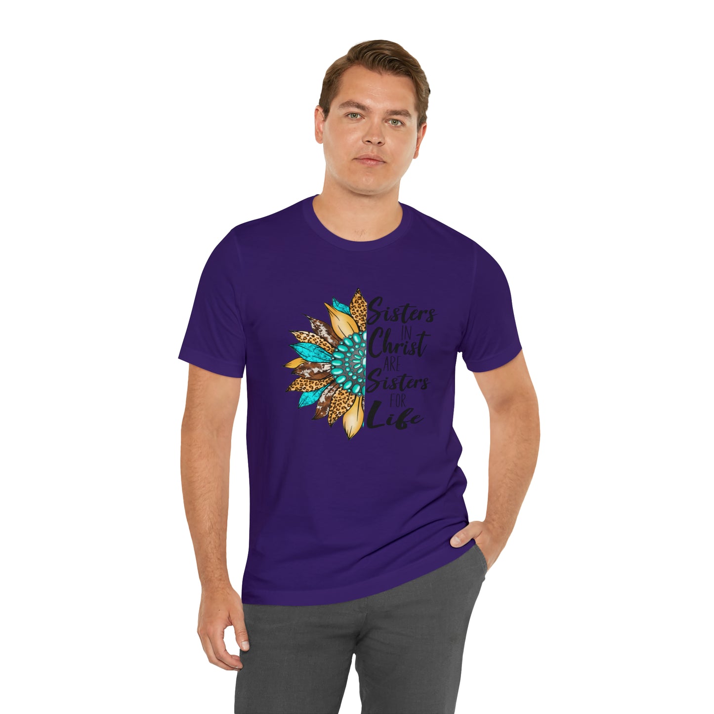Sister in Christ Unisex Jersey Short Sleeve Tee