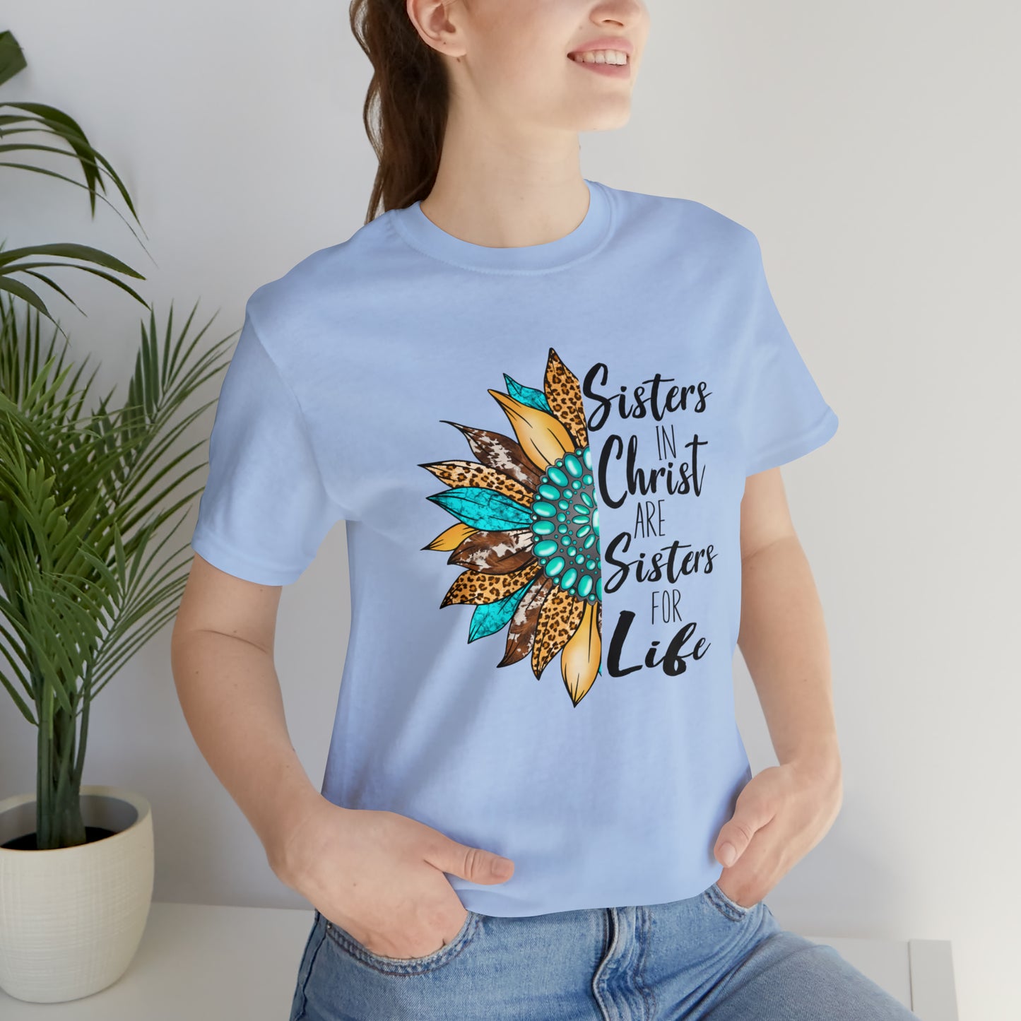 Sister in Christ Unisex Jersey Short Sleeve Tee