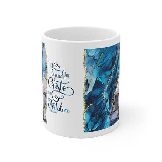 Todo lo puedo en Cristo Ceramic Mug 11oz