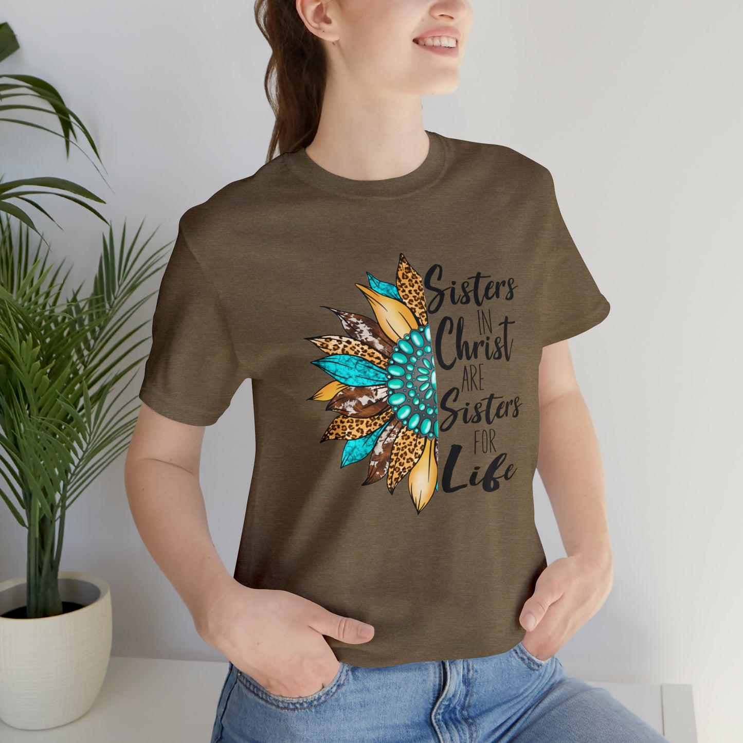 Sister in Christ Unisex Jersey Short Sleeve Tee