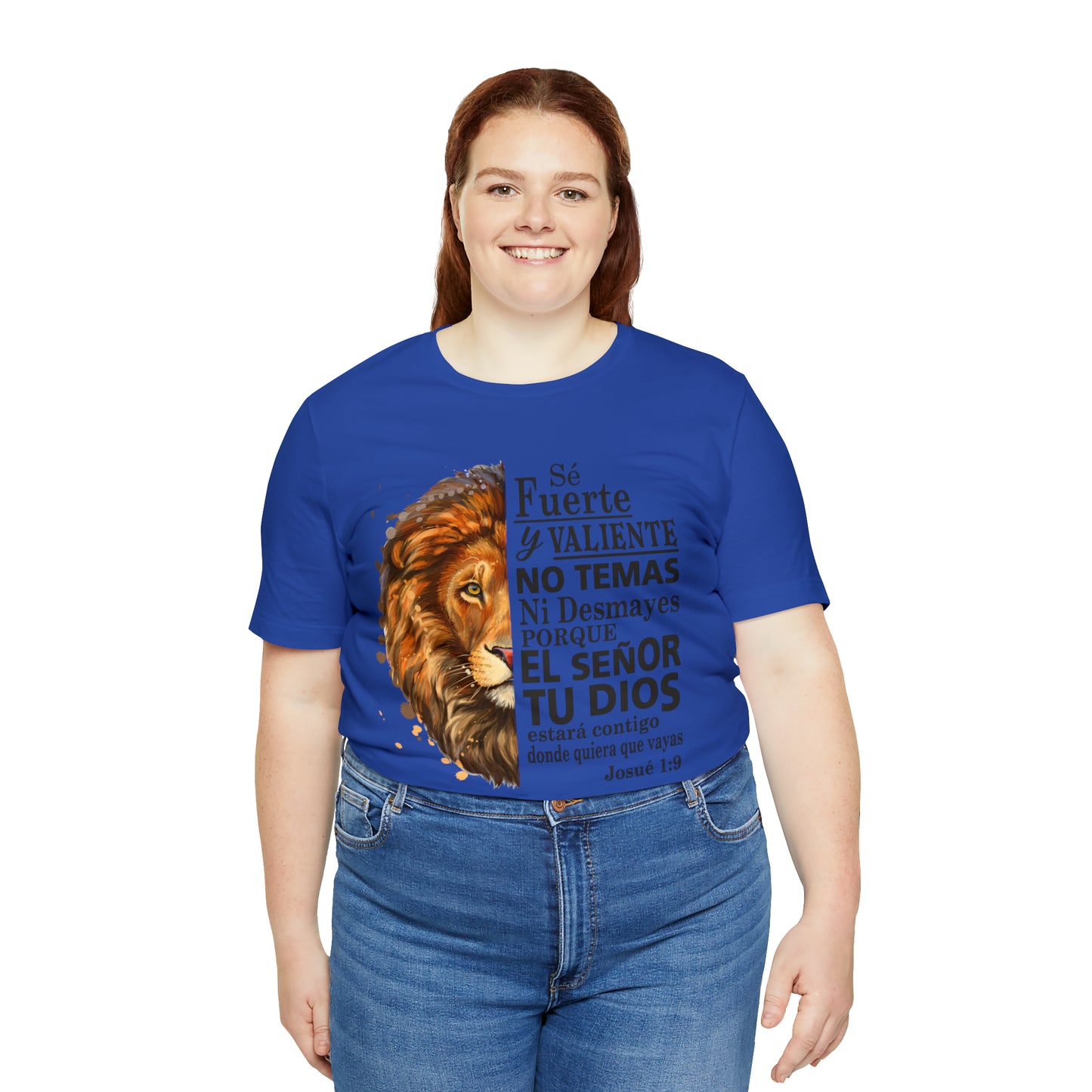 Se fuerte y Valiente Unisex Jersey Short Sleeve Tee