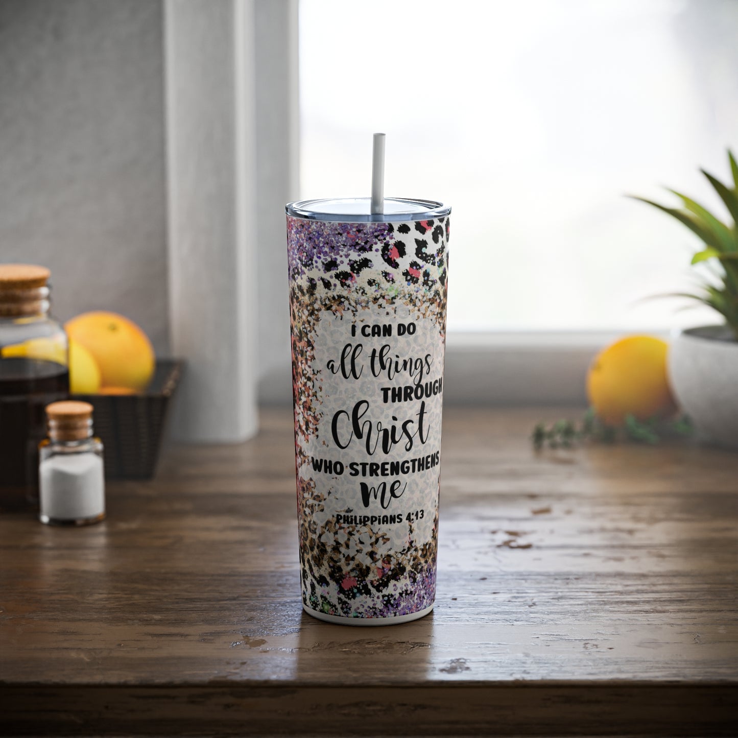 I Can do Steel Tumbler