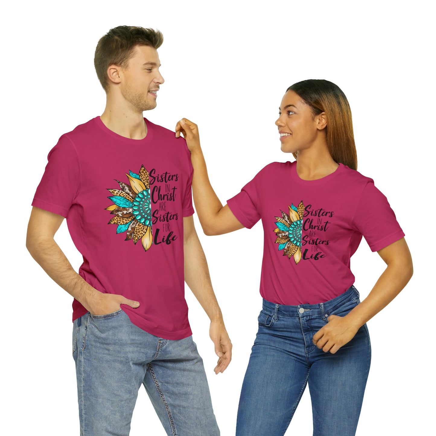 Sister in Christ Unisex Jersey Short Sleeve Tee