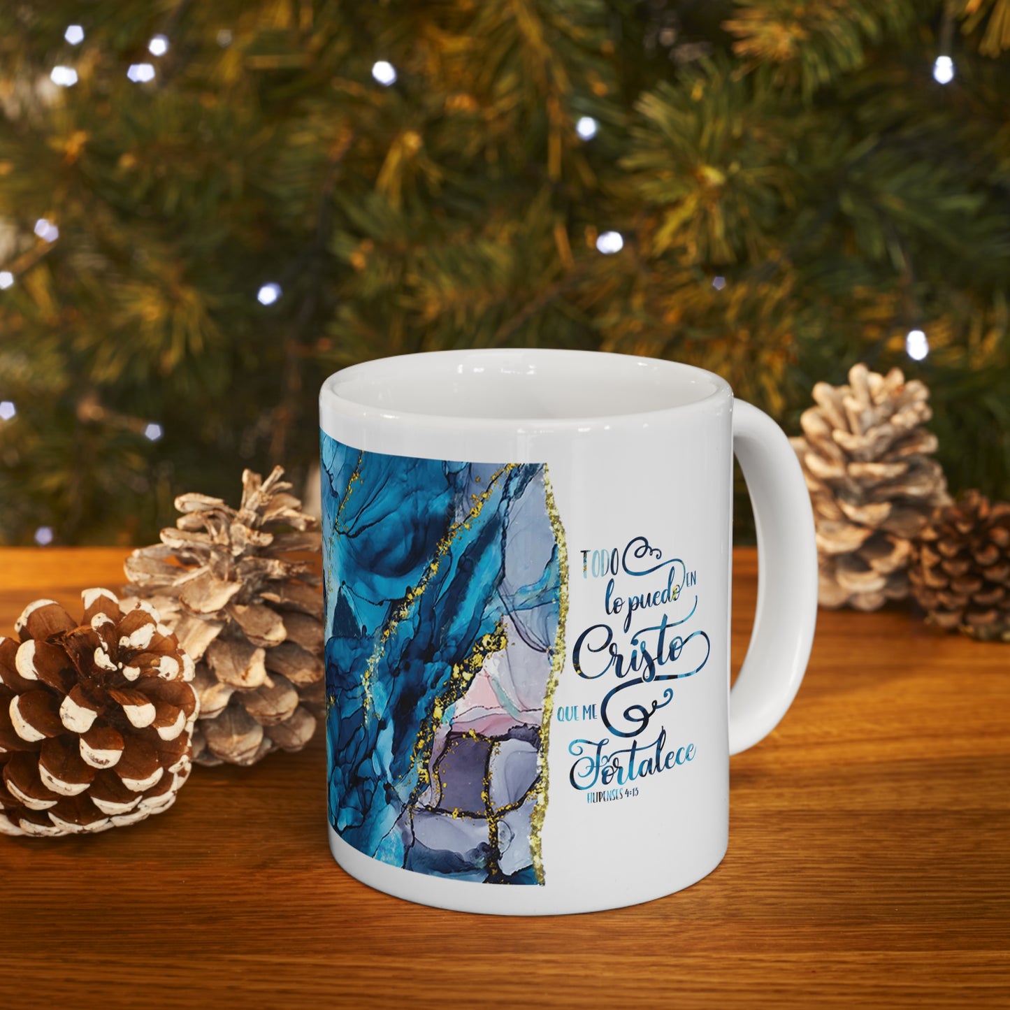 Todo lo puedo en Cristo Ceramic Mug 11oz