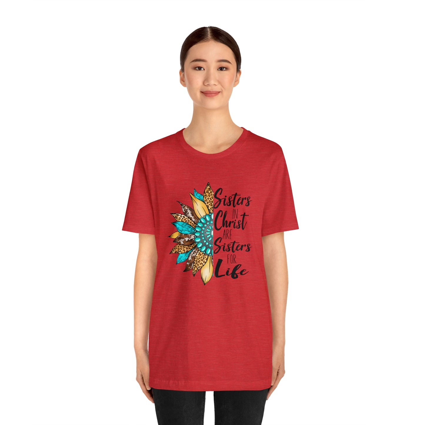 Sister in Christ Unisex Jersey Short Sleeve Tee