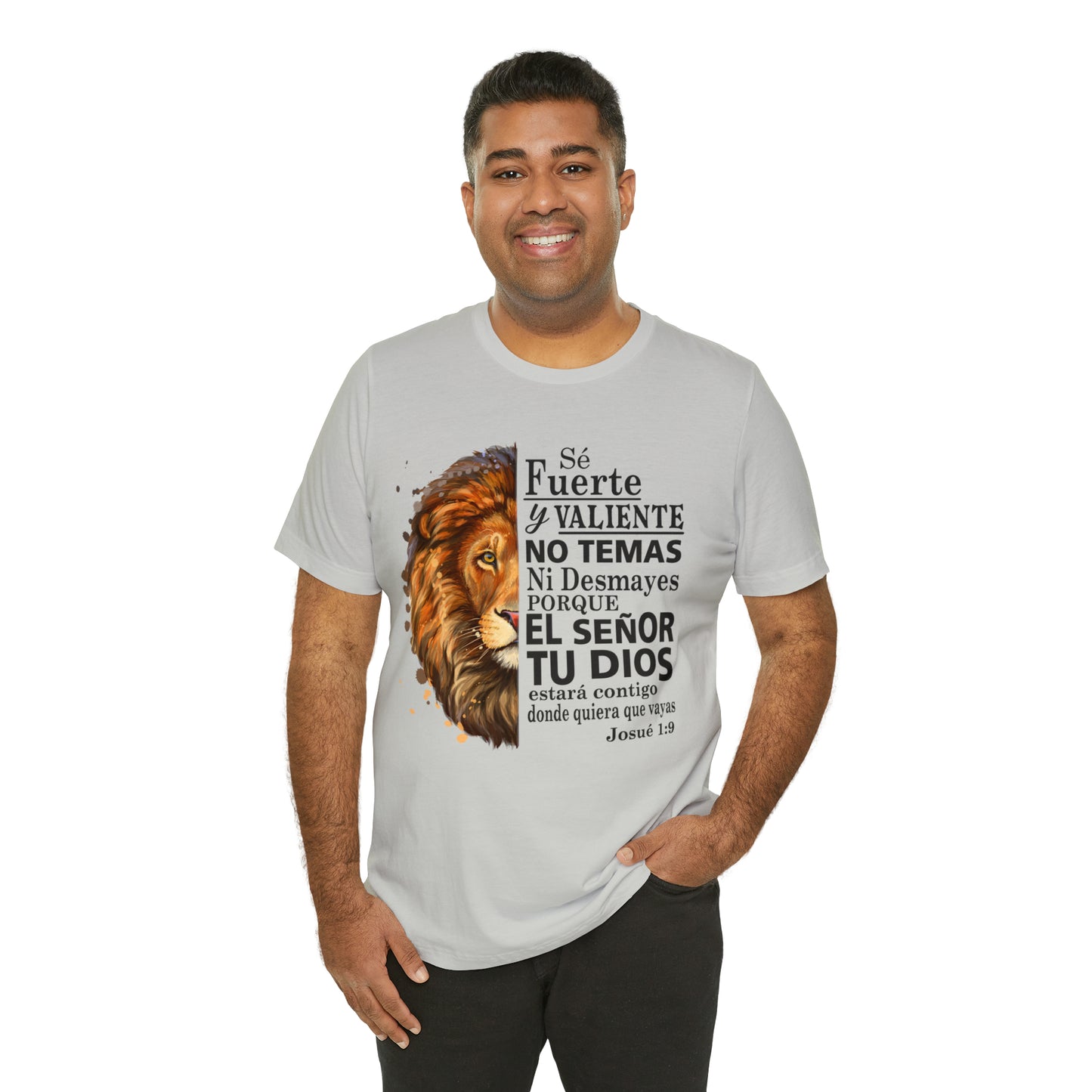 Se fuerte y Valiente Unisex Jersey Short Sleeve Tee