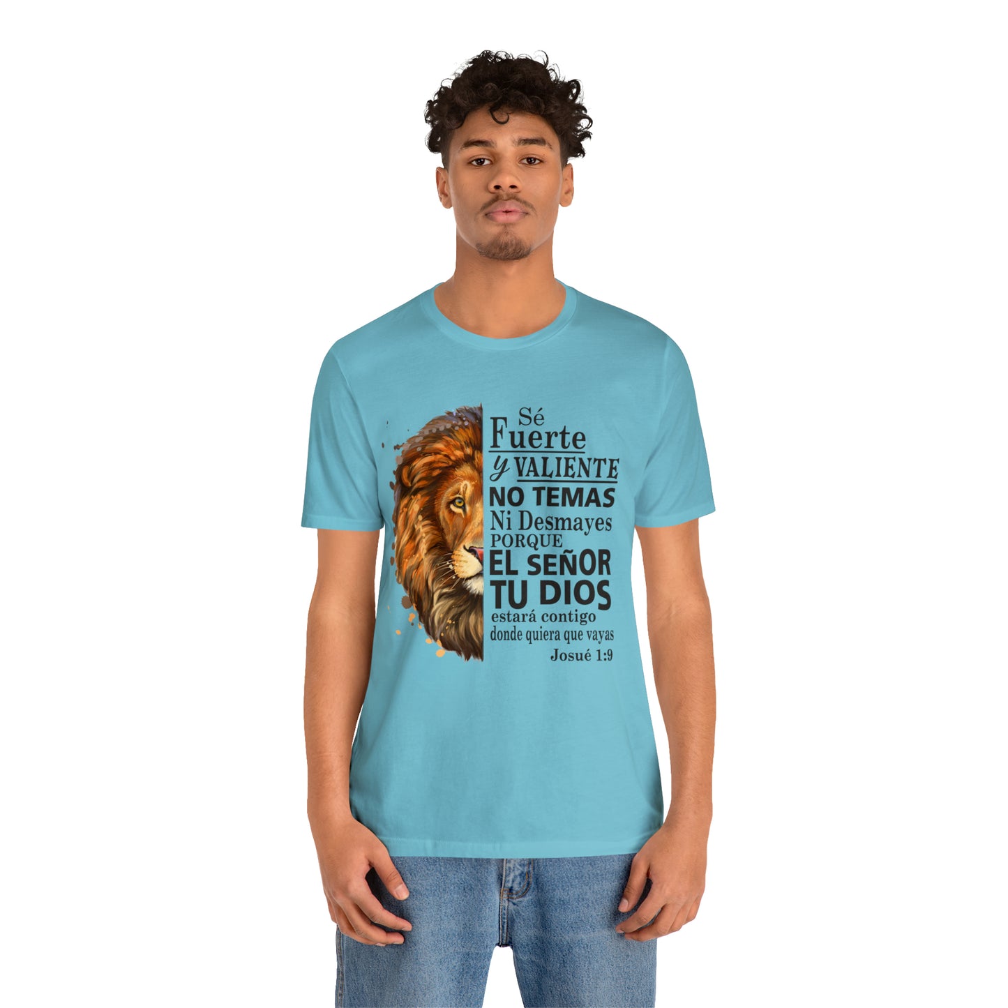 Se fuerte y Valiente Unisex Jersey Short Sleeve Tee