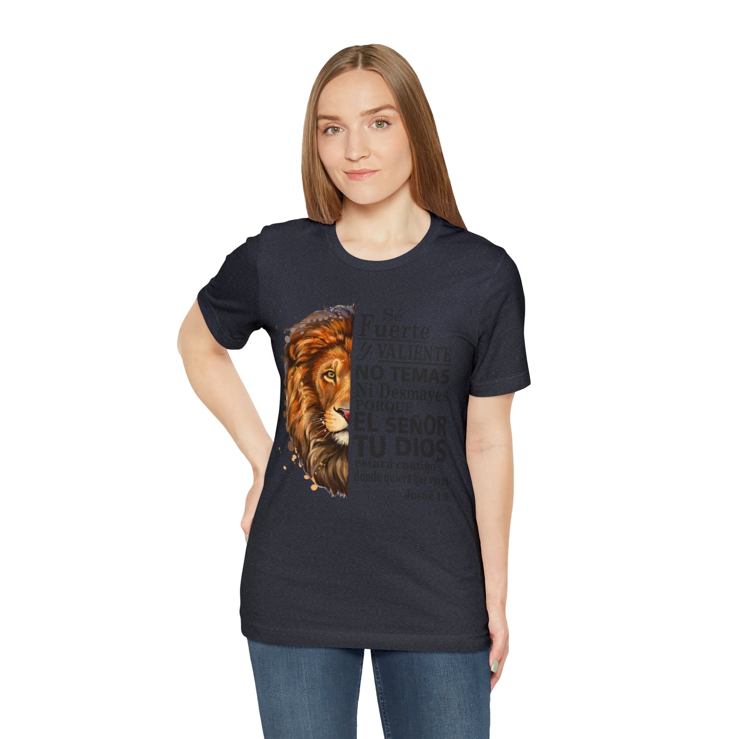 Se fuerte y Valiente Unisex Jersey Short Sleeve Tee