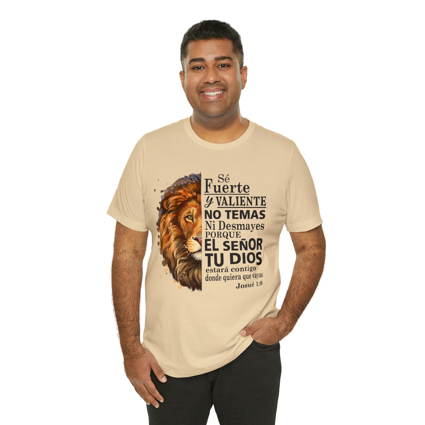 Se fuerte y Valiente Unisex Jersey Short Sleeve Tee