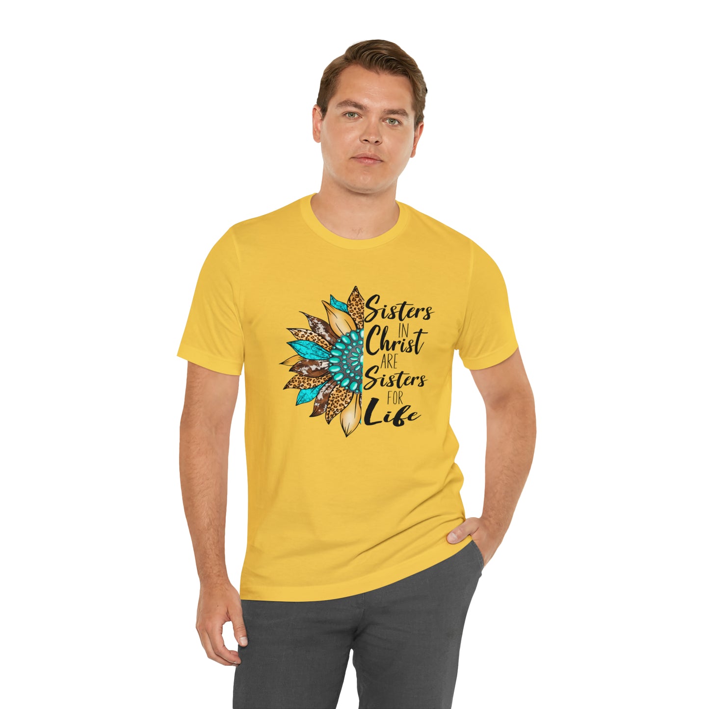Sister in Christ Unisex Jersey Short Sleeve Tee