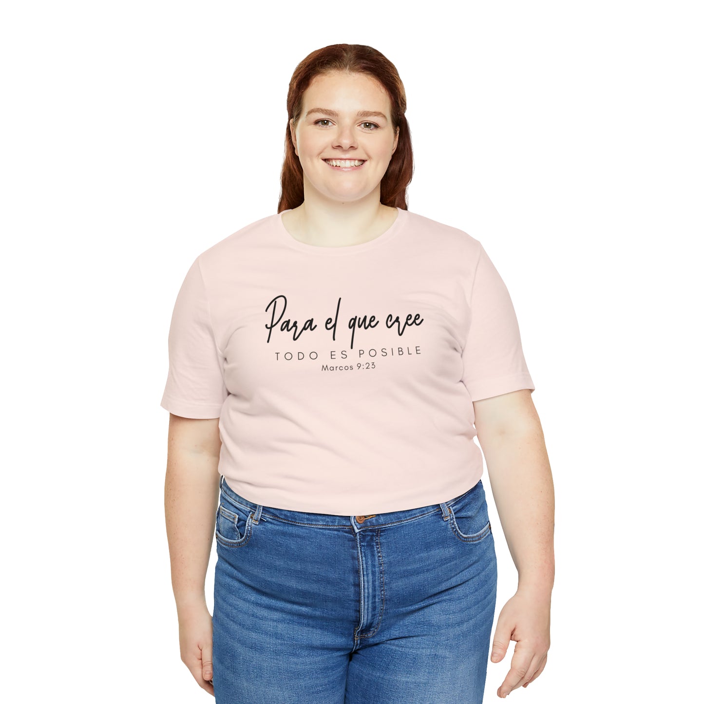 Para el que cree todo es posible Unisex Jersey Short Sleeve Tee
