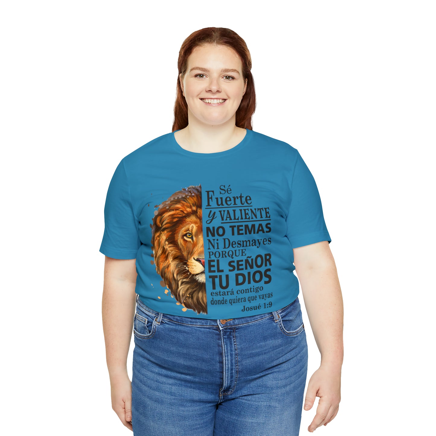 Se fuerte y Valiente Unisex Jersey Short Sleeve Tee