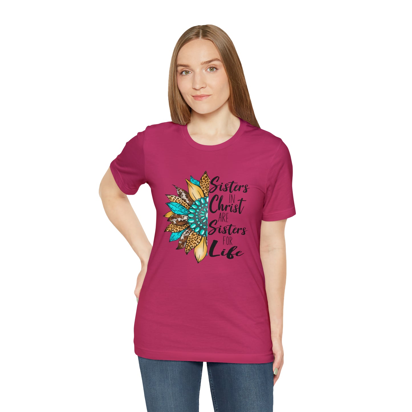 Sister in Christ Unisex Jersey Short Sleeve Tee