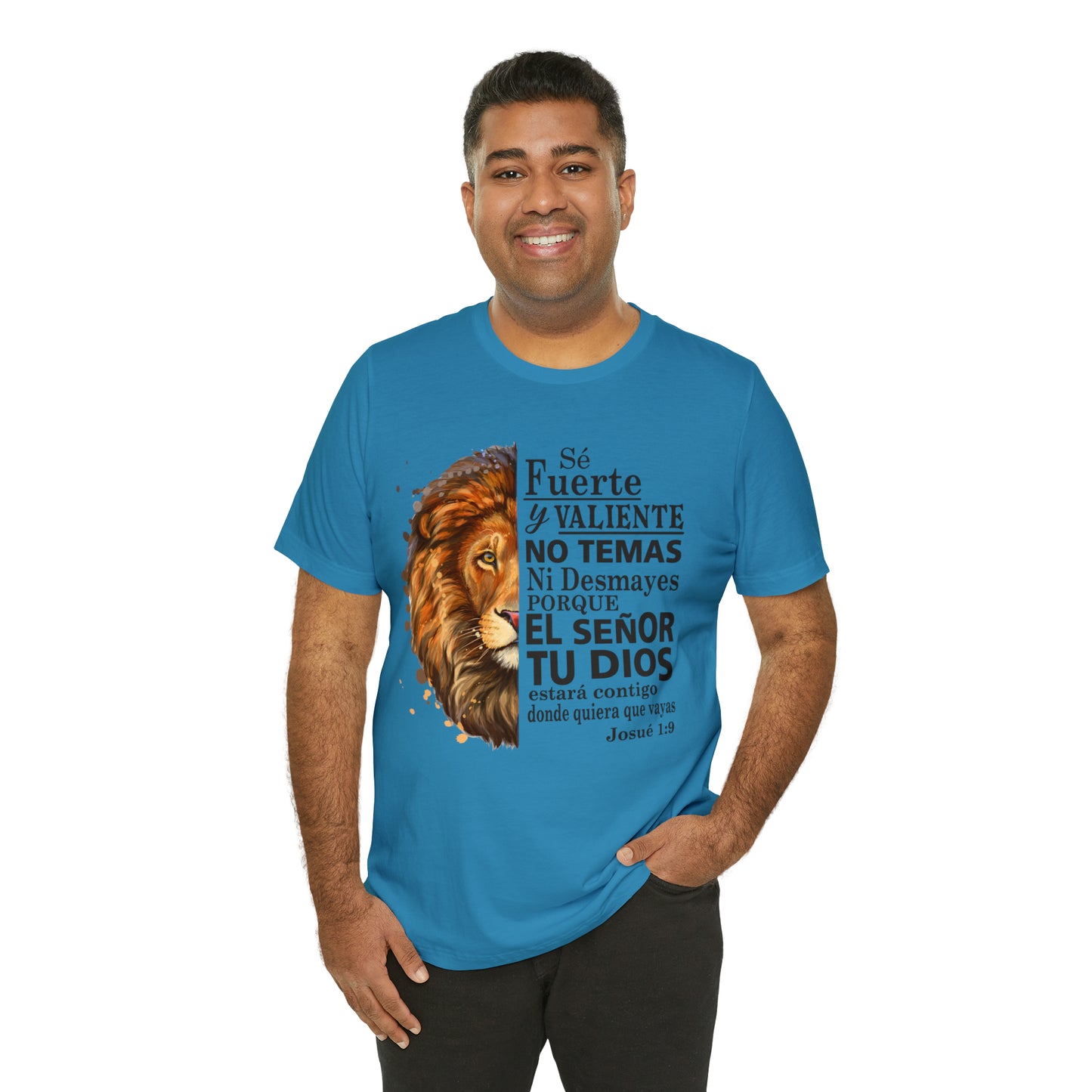 Se fuerte y Valiente Unisex Jersey Short Sleeve Tee