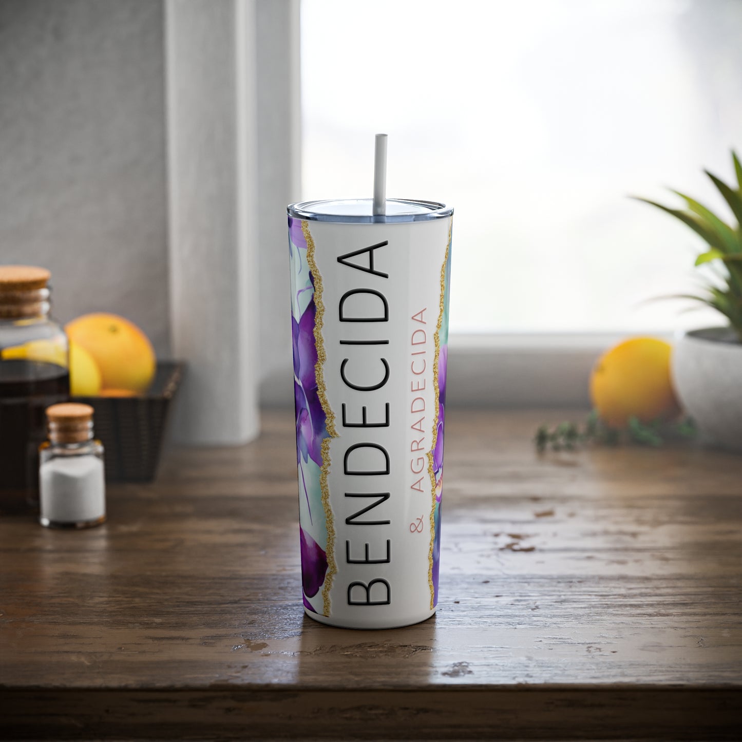 Bendecida y Agradecida Tumbler
