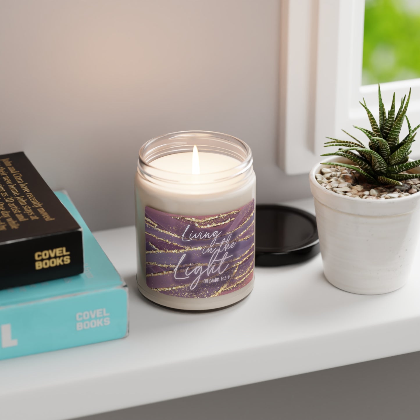 Living in the light Scented Soy Candle, 9oz