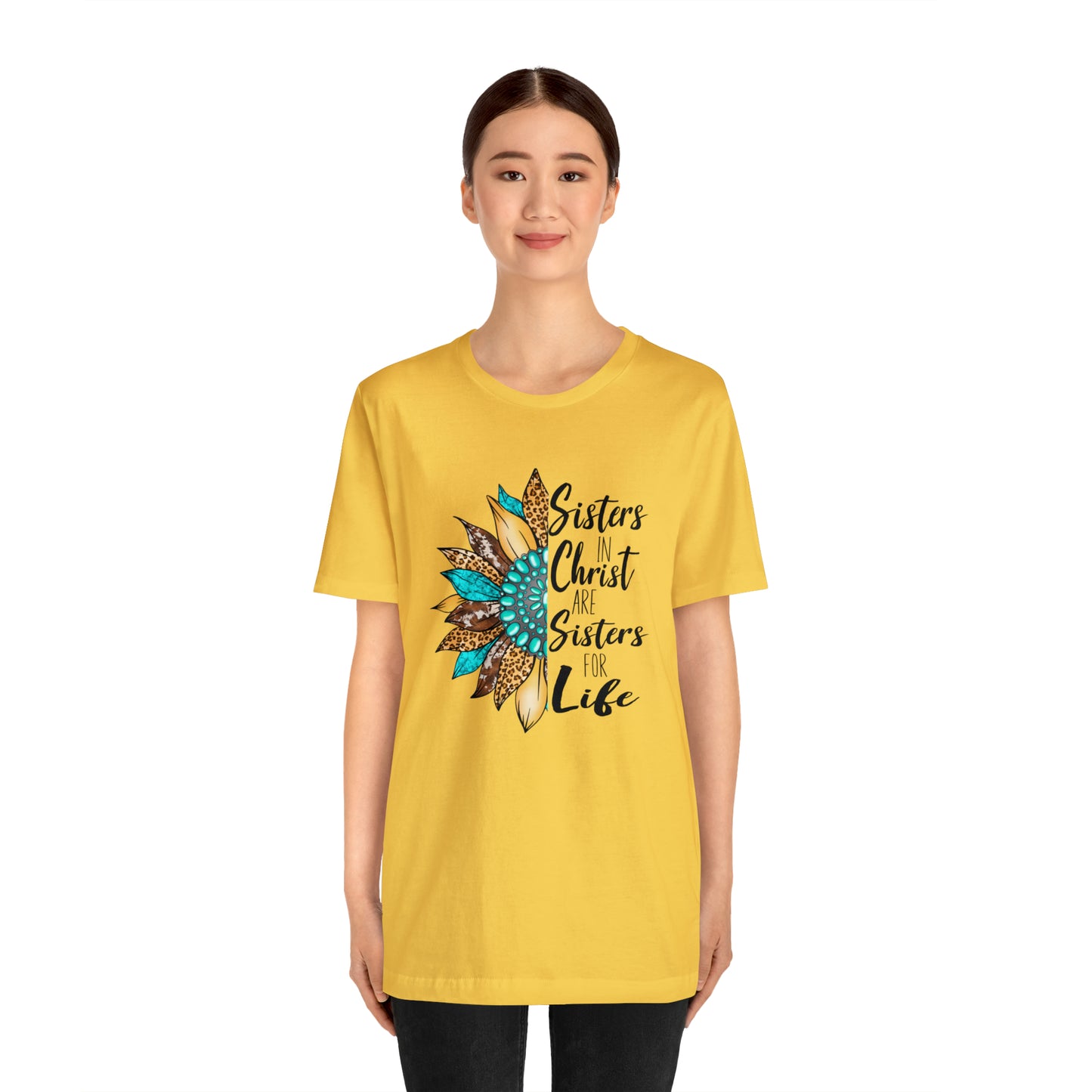Sister in Christ Unisex Jersey Short Sleeve Tee
