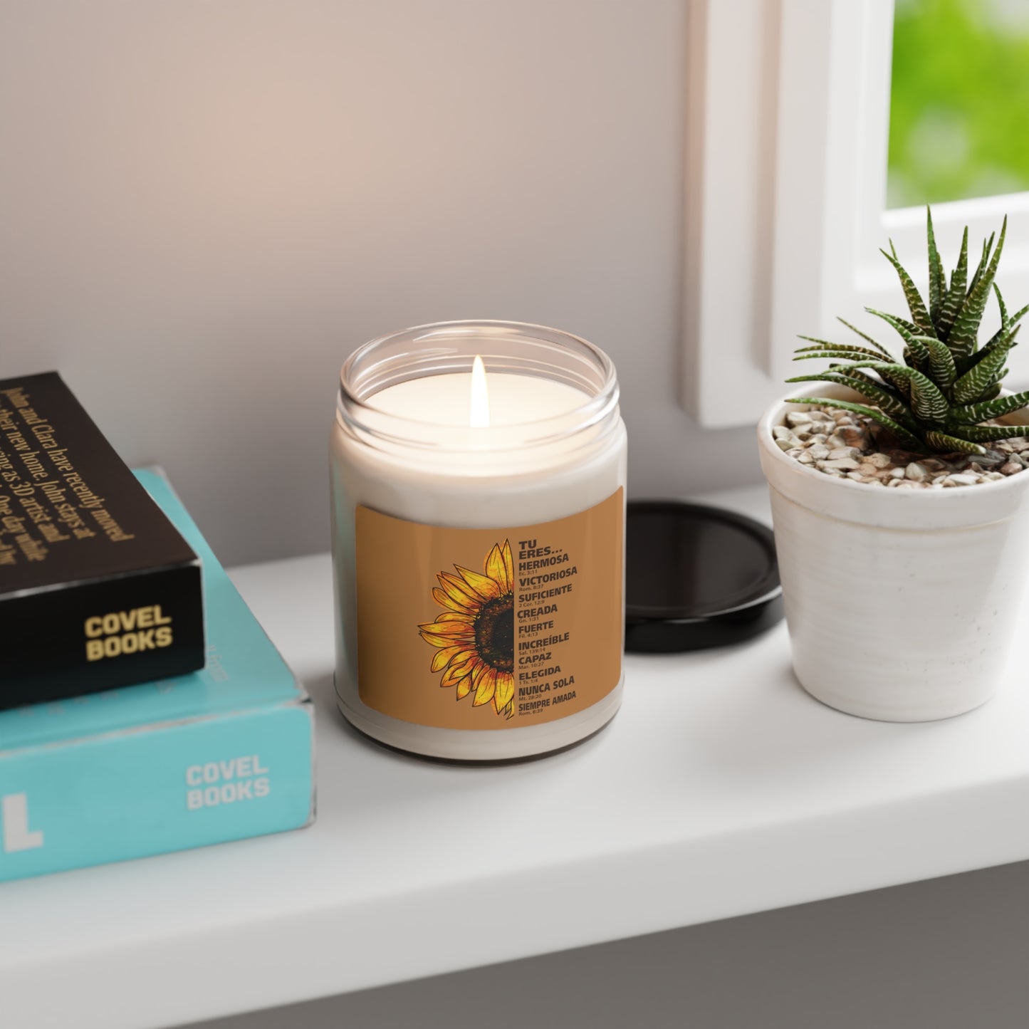 Tu eres Valiente Scented Soy Candle, 9oz