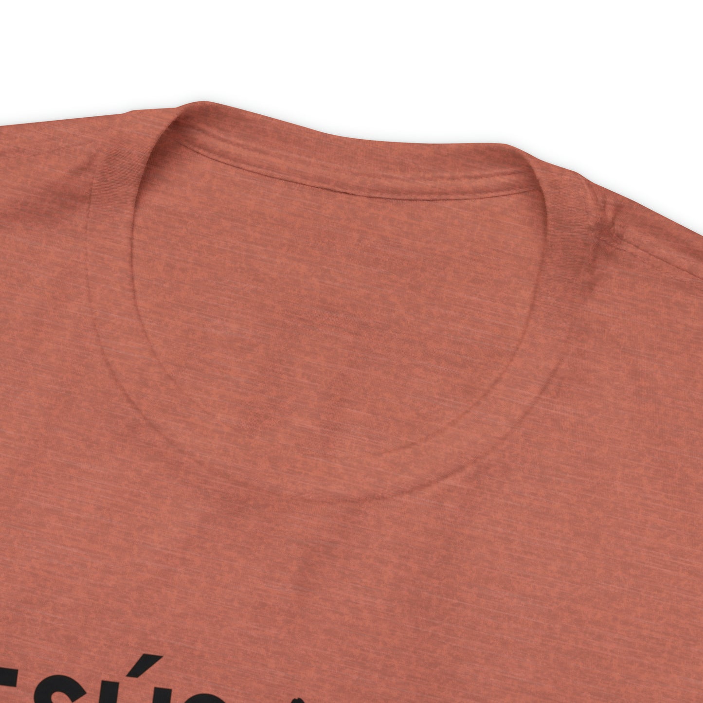 Jesús más Café Unisex Jersey Short Sleeve Tee