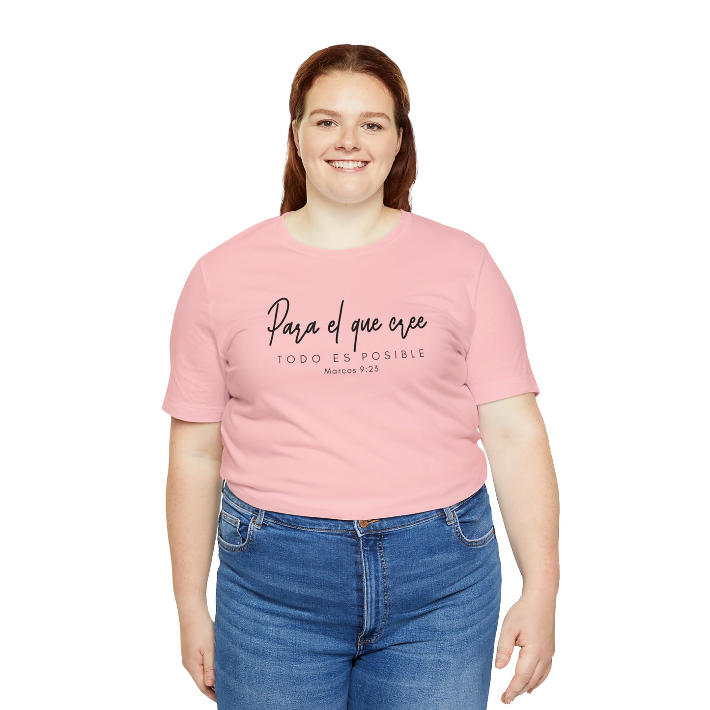 Para el que cree todo es posible Unisex Jersey Short Sleeve Tee