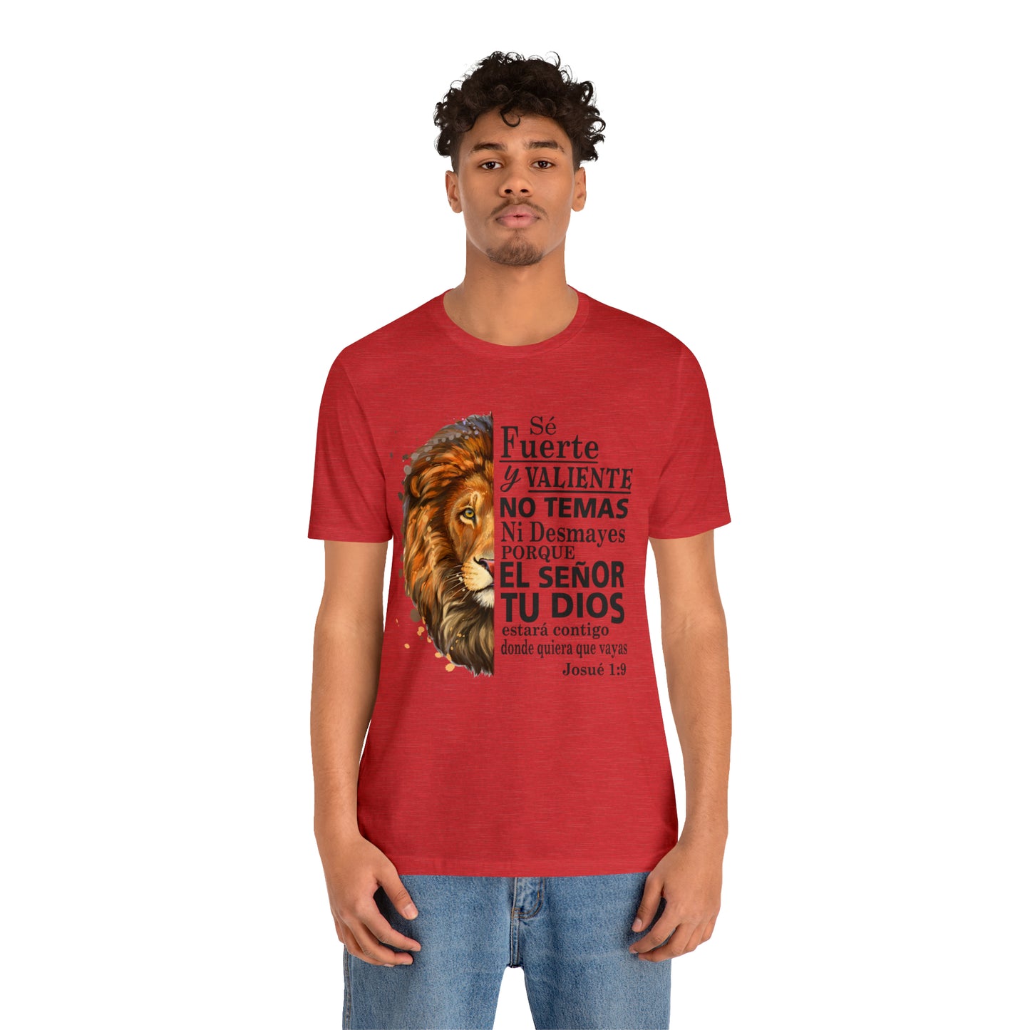 Se fuerte y Valiente Unisex Jersey Short Sleeve Tee