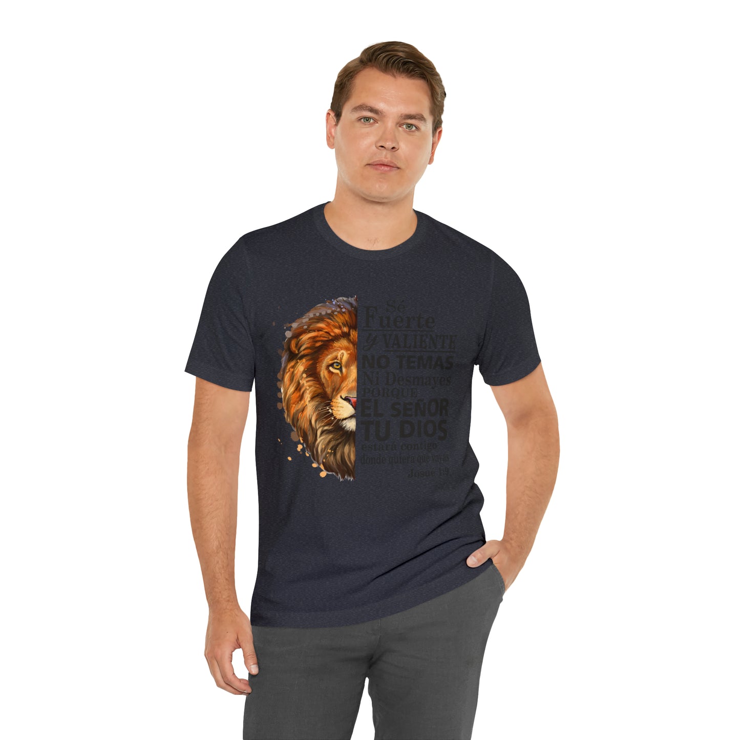 Se fuerte y Valiente Unisex Jersey Short Sleeve Tee