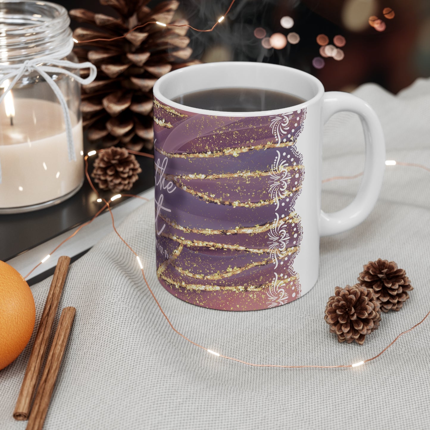 Living in the light Ceramic Mug 11oz