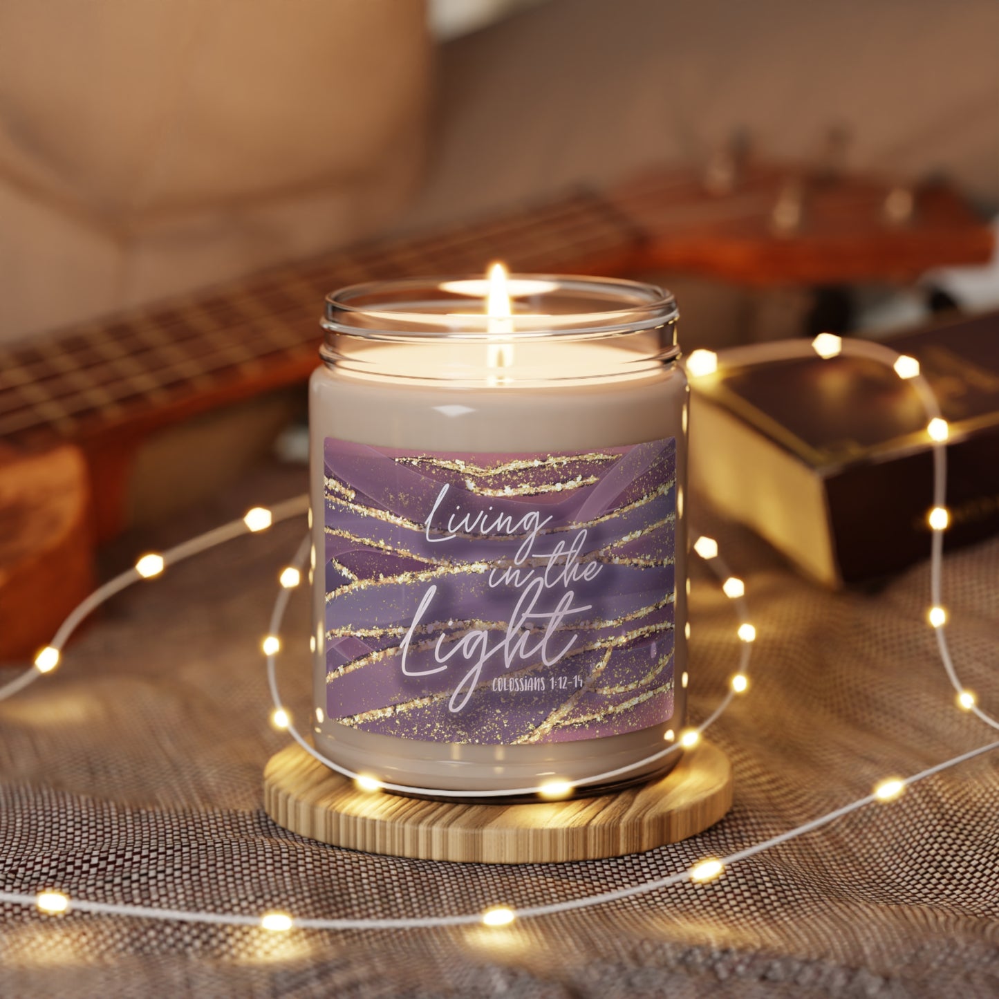 Living in the light Scented Soy Candle, 9oz