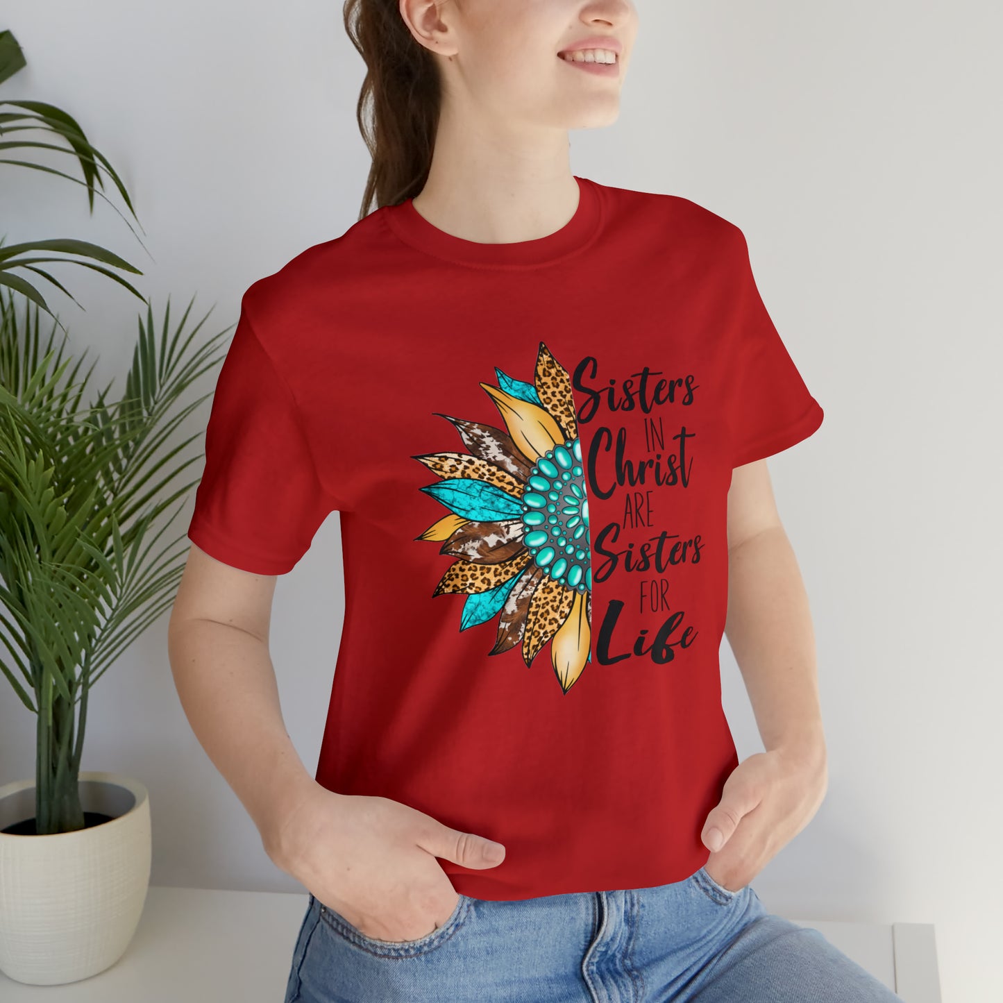 Sister in Christ Unisex Jersey Short Sleeve Tee