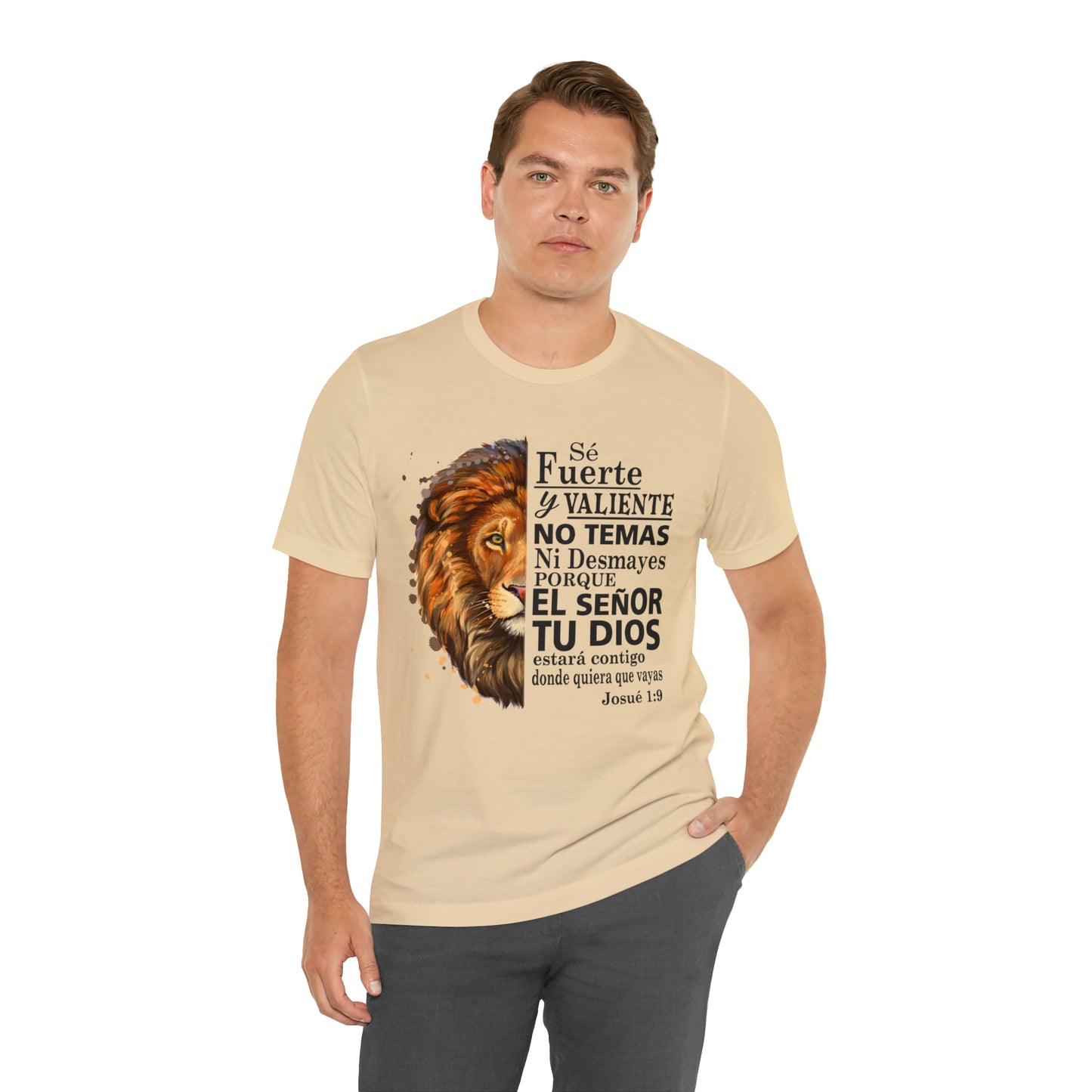 Se fuerte y Valiente Unisex Jersey Short Sleeve Tee