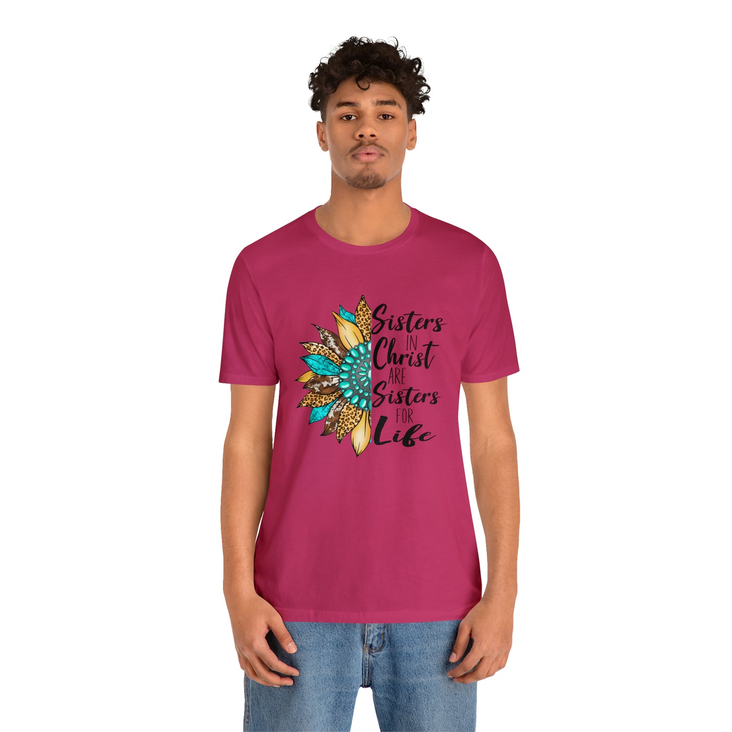 Sister in Christ Unisex Jersey Short Sleeve Tee