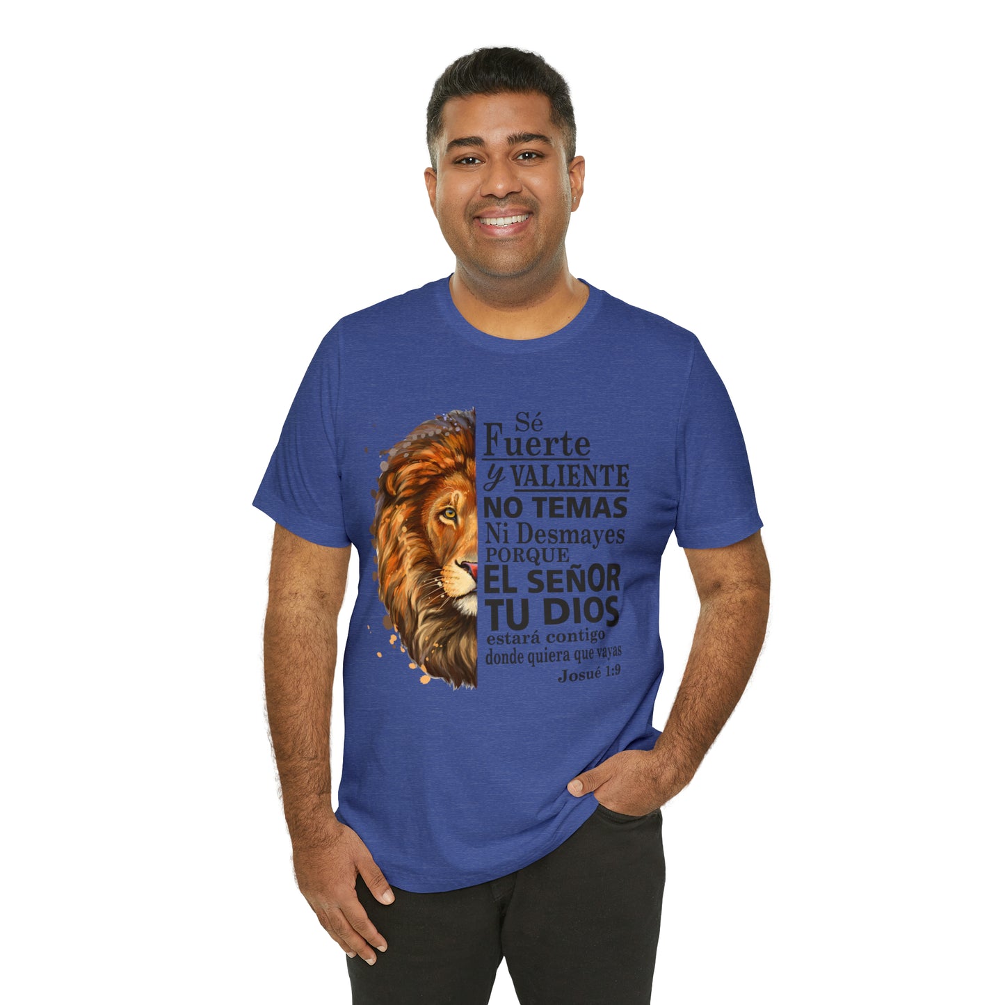 Se fuerte y Valiente Unisex Jersey Short Sleeve Tee