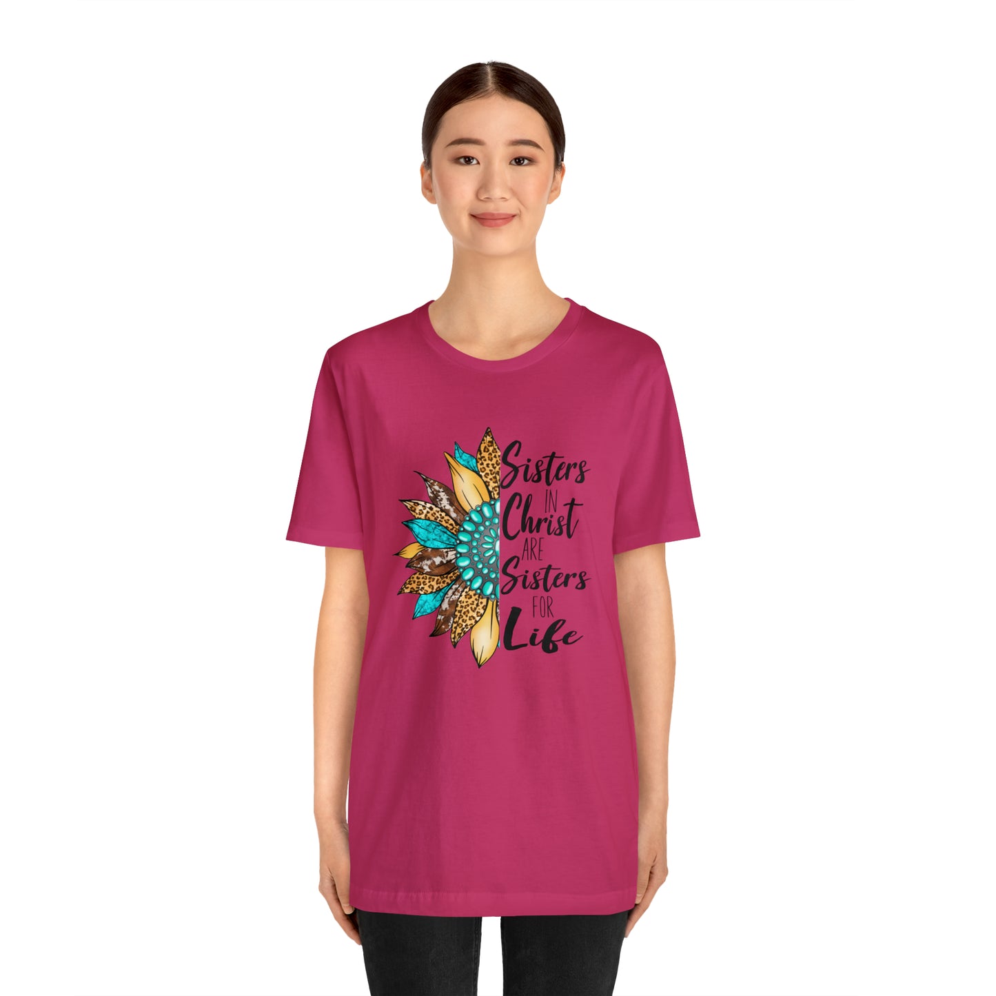 Sister in Christ Unisex Jersey Short Sleeve Tee