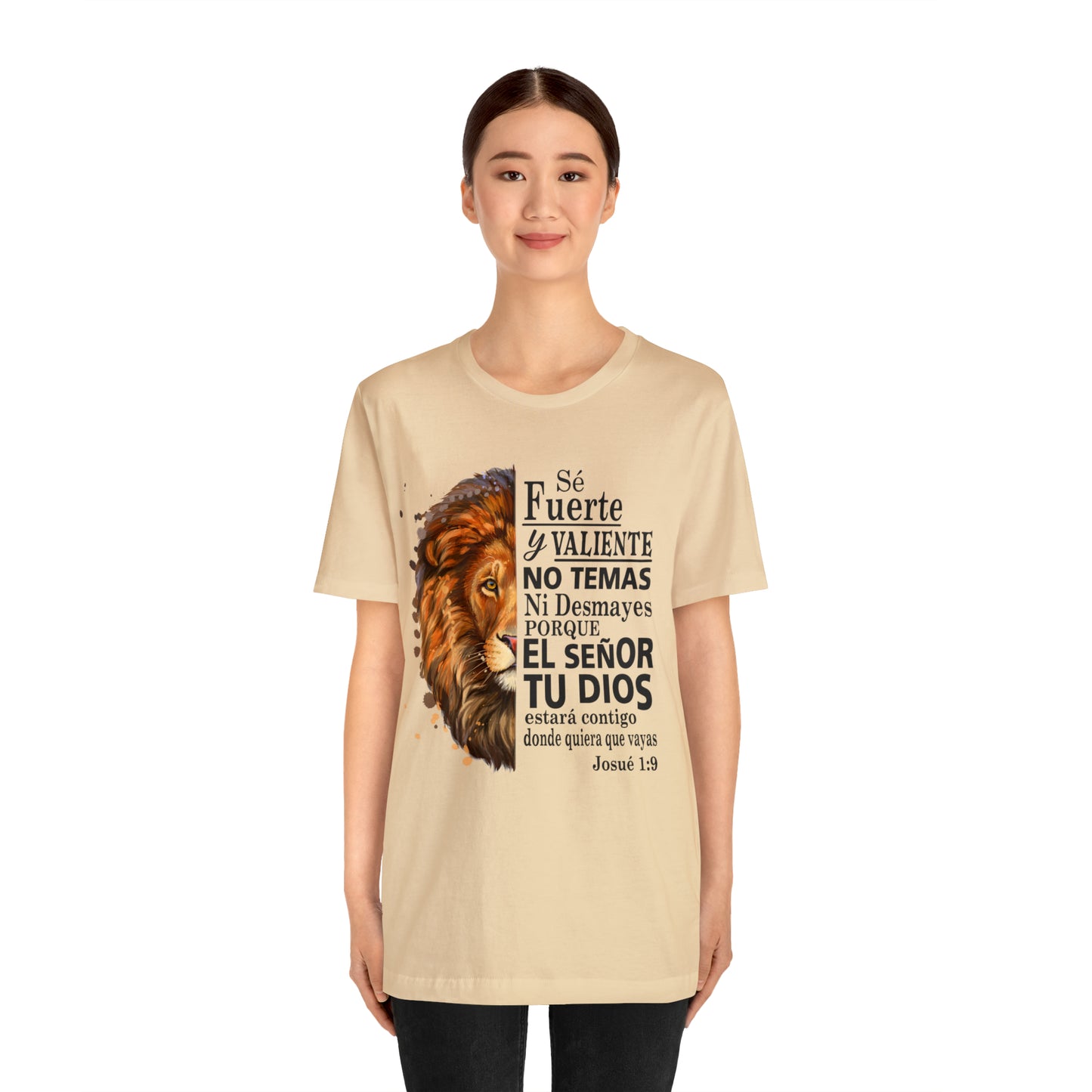 Se fuerte y Valiente Unisex Jersey Short Sleeve Tee