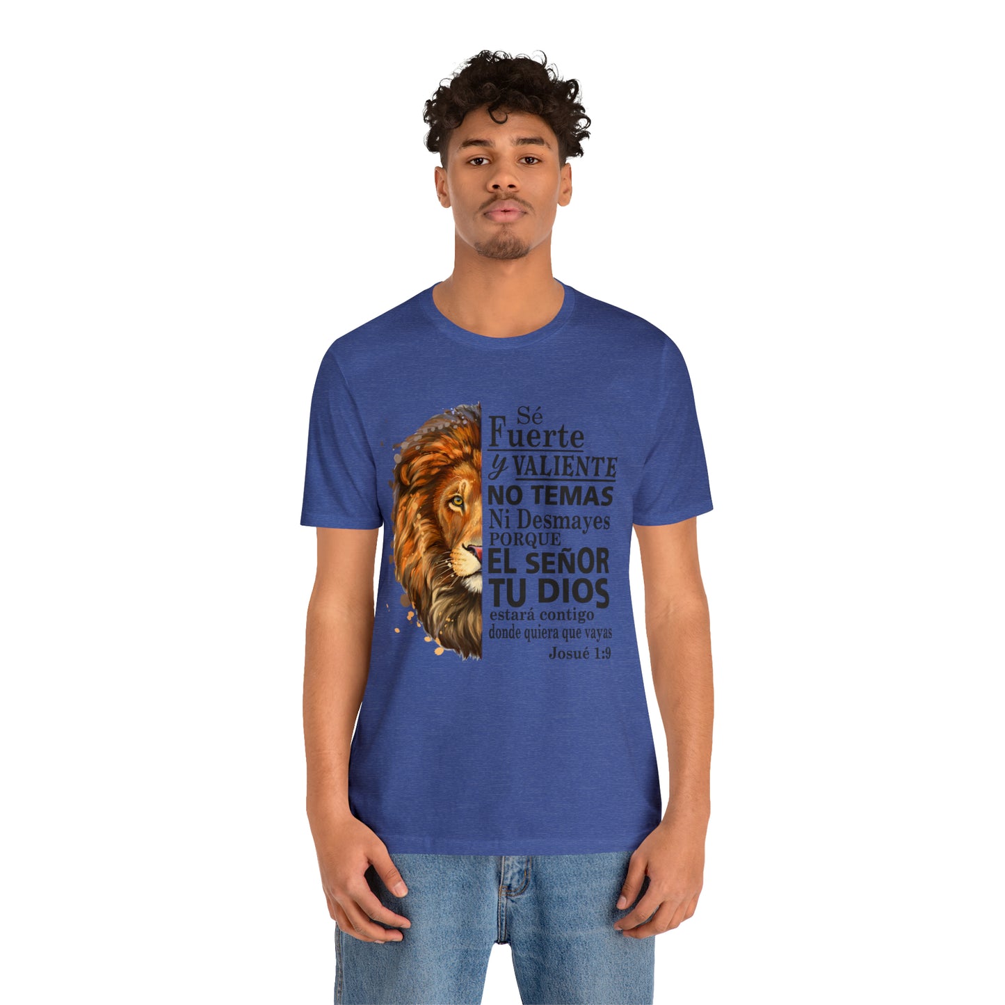 Se fuerte y Valiente Unisex Jersey Short Sleeve Tee