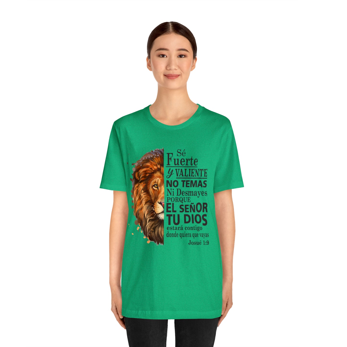 Se fuerte y Valiente Unisex Jersey Short Sleeve Tee