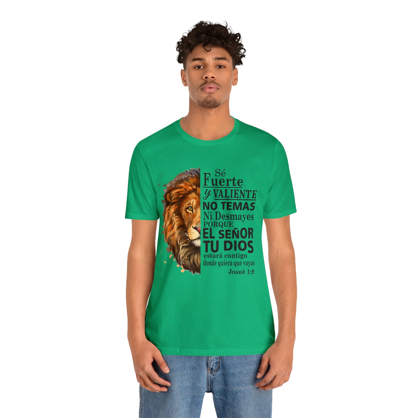 Se fuerte y Valiente Unisex Jersey Short Sleeve Tee