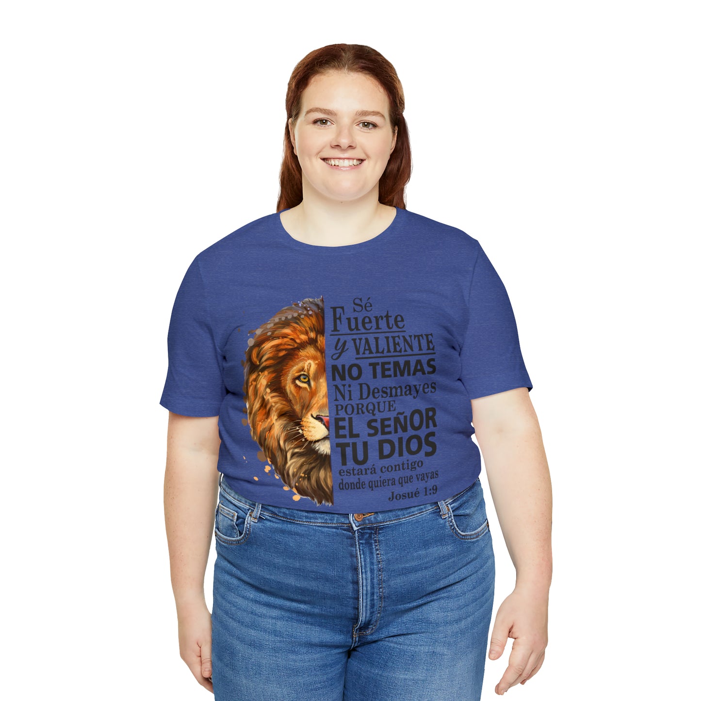 Se fuerte y Valiente Unisex Jersey Short Sleeve Tee