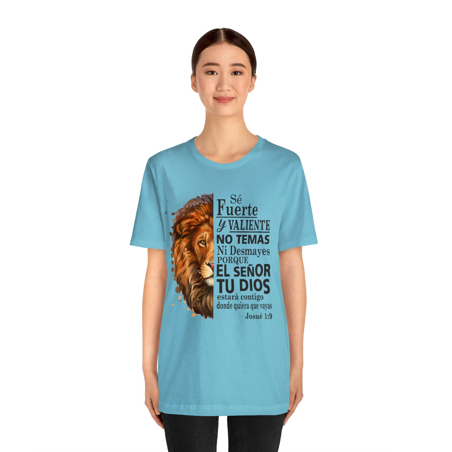 Se fuerte y Valiente Unisex Jersey Short Sleeve Tee