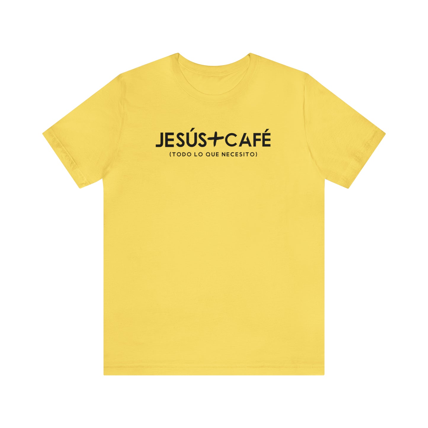 Jesús más Café Unisex Jersey Short Sleeve Tee
