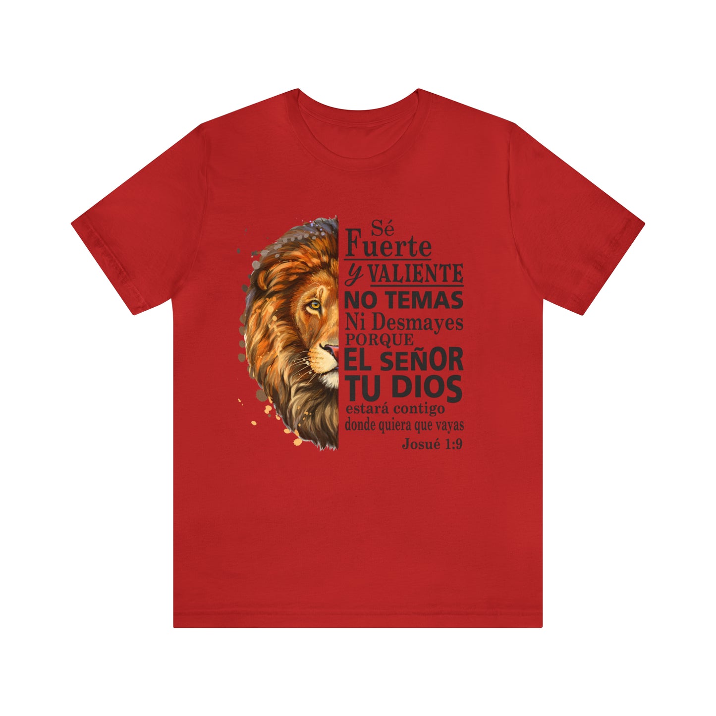 Se fuerte y Valiente Unisex Jersey Short Sleeve Tee